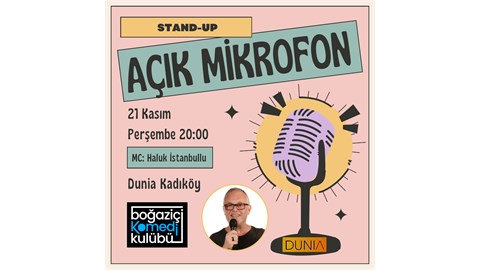 Açık Mikrofon Stand-up - Boğaziçi Komedi Kulübü