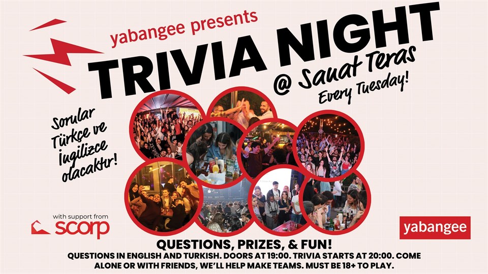 Trivia Night #160: Questions in English & Turkish