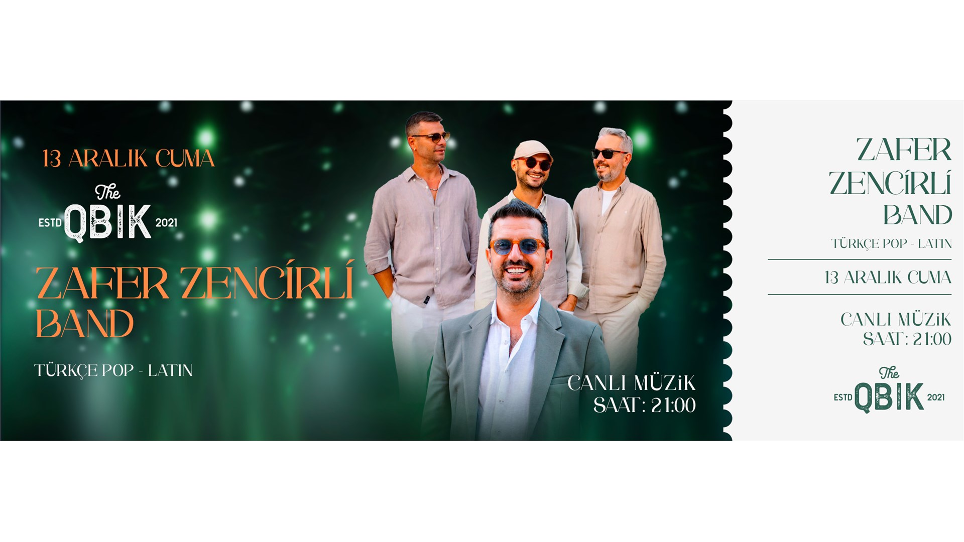 GOOD MUSIC SERIES | 13 December 2024 | QBIK DINNER & LOUNGE | Biletino
