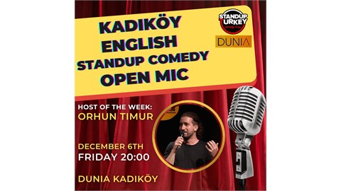 Kadıköy English Stand-up Comedy Open Mic