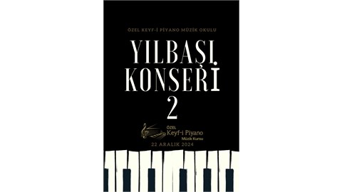 Özel Keyf-i Piyano Müzik Okulu Yılbaşı Konseri Perde 2