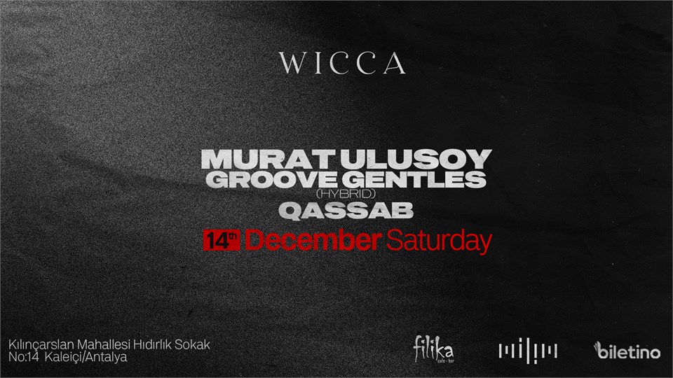 MURAT ULUSOY, GG, QASSAB @WiccaAntalya 14th December