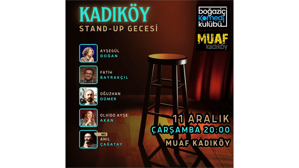 Kadıköy Stand-up Gecesi - Boğaziçi Komedi Kulübü