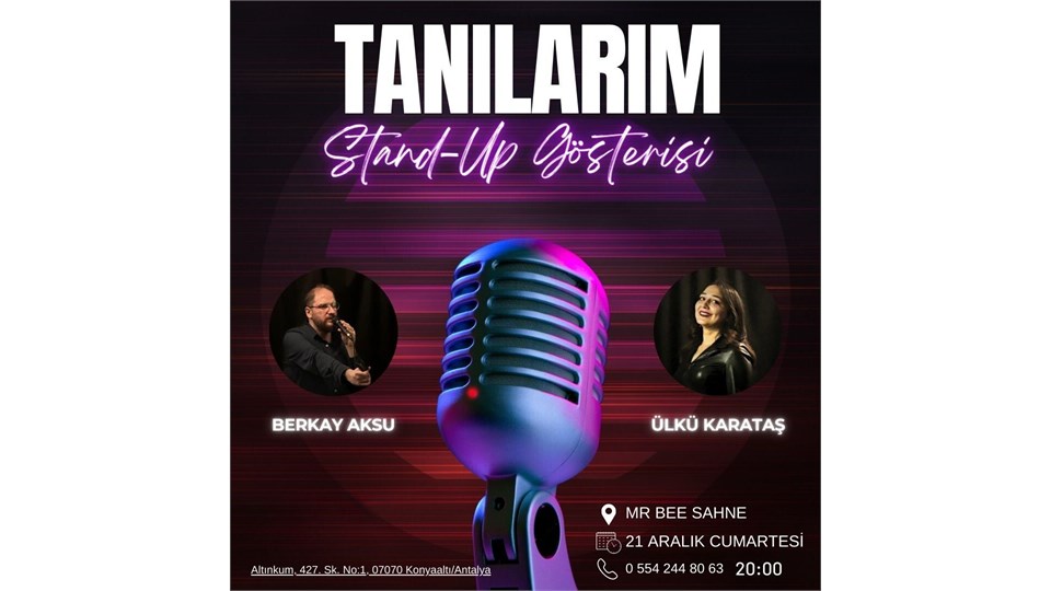 TANILARIN Açık Mikrofon