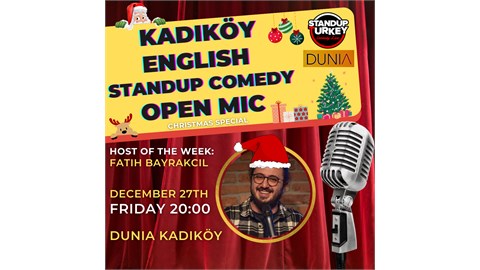 Kadıköy English Stand-up Comedy Open Mic - Christmas Special