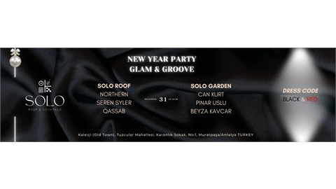 Solo Roof New Year Party: Glam & Groove