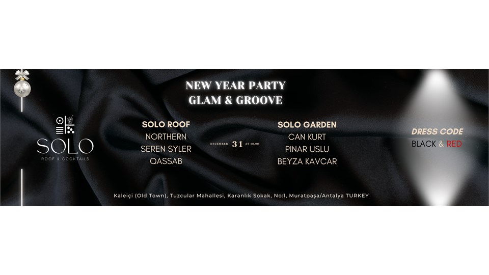 Solo Roof New Year Party: Glam & Groove