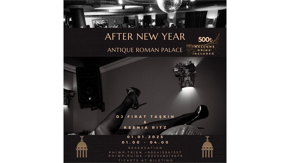 After New Year Party by Antique Roman Palace Museum Hotel
