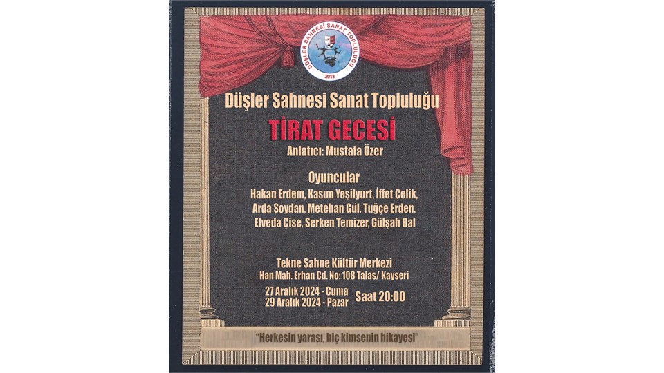 Düşler Sahnesi Tirat Gecesi 3