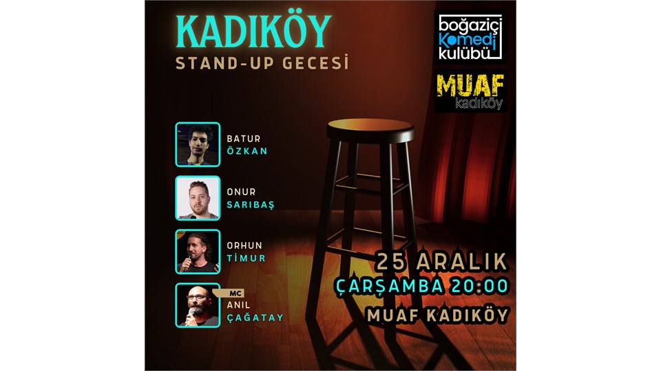 Boğaziçi Komedi Kulübü - Kadıköy Stand-up Gecesi
