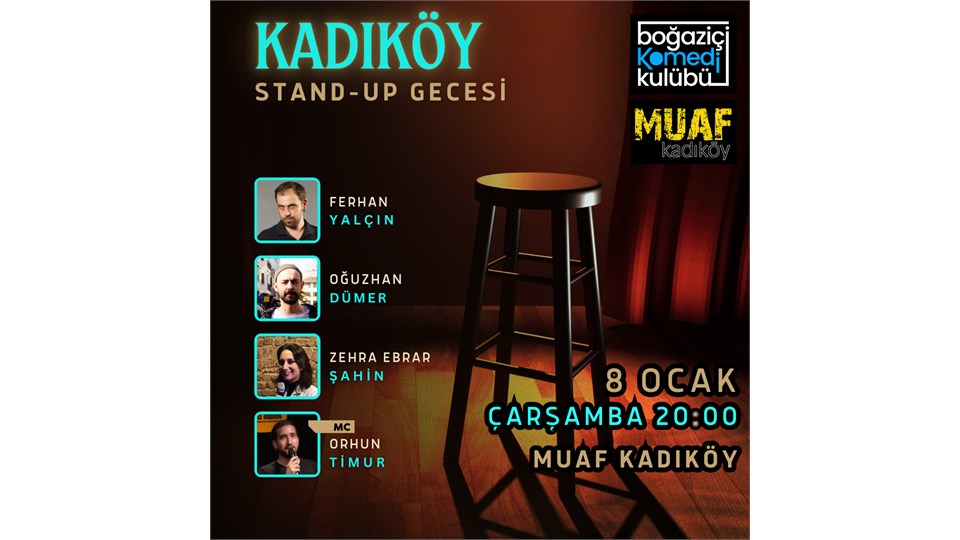 Boğaziçi Komedi Kulübü - Kadıköy Stand-up Gecesi