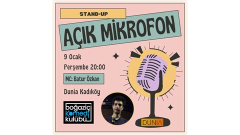 Kadıköy Açık Mikrofon Stand-up - Boğaziçi Komedi Kulübü