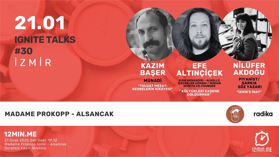 12MIN.ME #30 : Kültür ve Hikayelerle İlham Dolu Bir Akşam