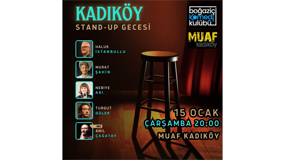 Boğaziçi Komedi Kulübü - Kadıköy Stand-up Gecesi