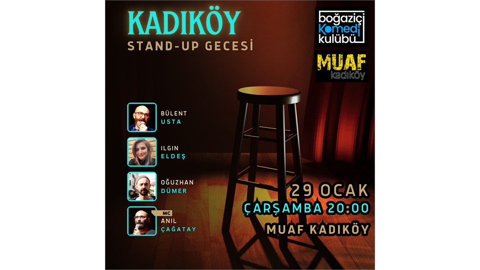 Boğaziçi Komedi Kulübü - Kadıköy Stand-up Gecesi