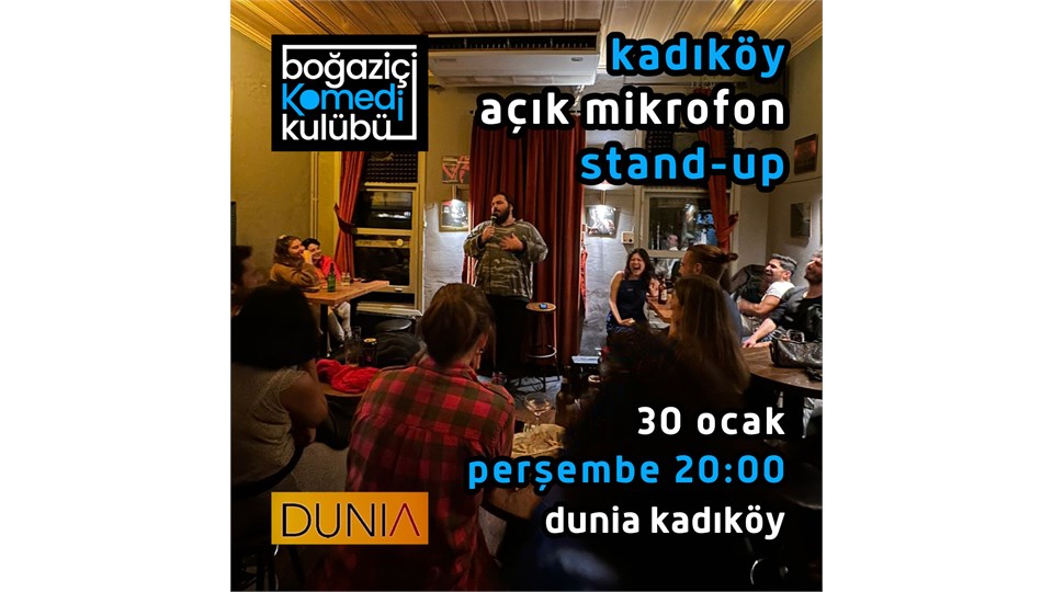 Kadıköy Açık Mikrofon Stand-up - Boğaziçi Komedi Kulübü