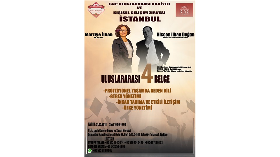 SNP Uluslararsı Kişisel Gelişim ve Kariyer Zirvesi İSTANBUL