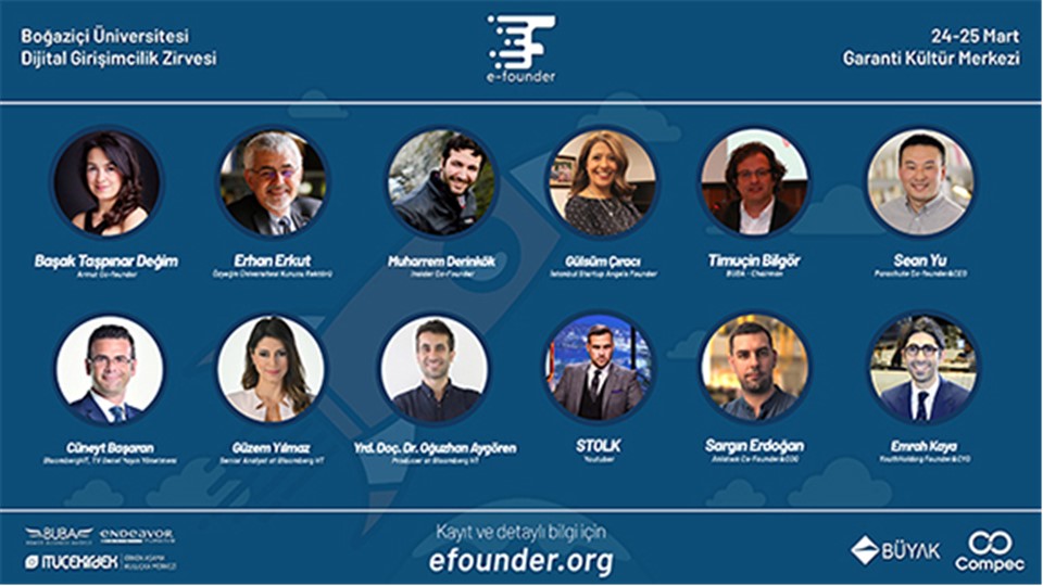 E-Founder Boğaziçi Üniversitesi Dijital Girişimcilik Zirvesi