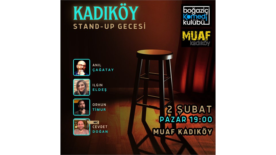 Boğaziçi Komedi Kulübü - Kadıköy Stand-up Gecesi