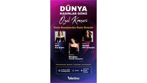 Dünya Kadınlar Günü Konseri :Trio Mulieres