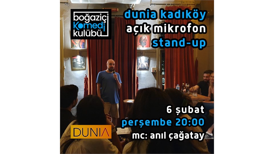 Kadıköy Açık Mikrofon Stand-up - Boğaziçi Komedi Kulübü