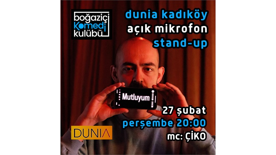 Kadıköy Açık Mikrofon Stand-up - Boğaziçi Komedi Kulübü