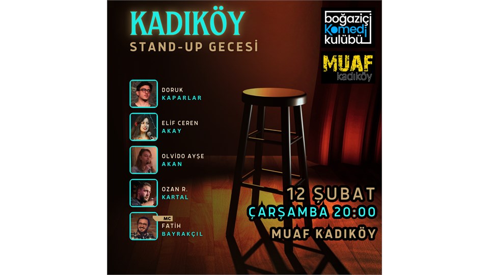 Boğaziçi Komedi Kulübü - Kadıköy Stand-up Gecesi