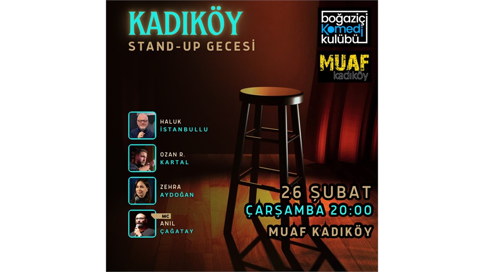 Boğaziçi Komedi Kulübü - Kadıköy Stand-up Gecesi