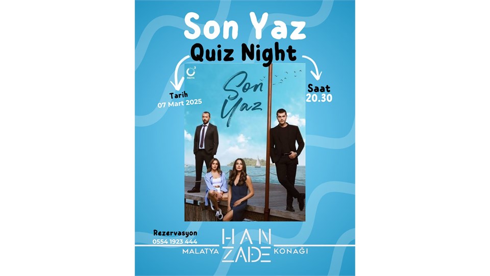 SON YAZ QUIZ NIGHT