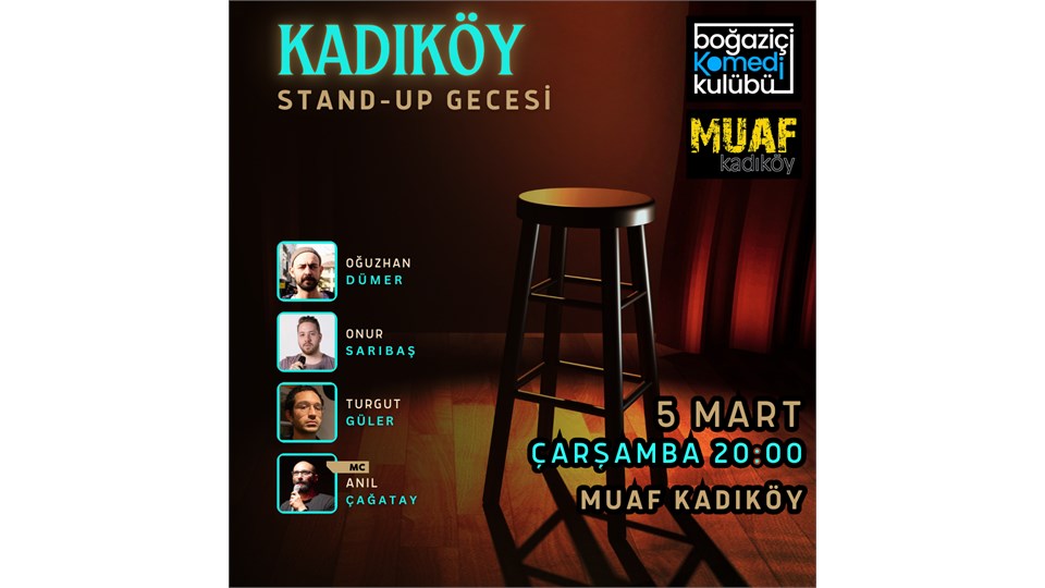 Boğaziçi Komedi Kulübü - Kadıköy Stand-up Gecesi