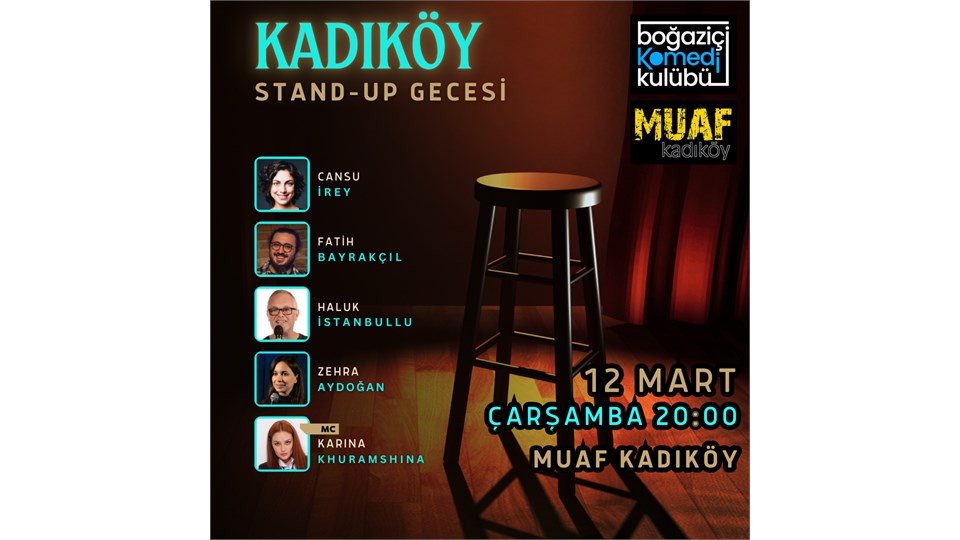Boğaziçi Komedi Kulübü - Kadıköy Stand-up Gecesi