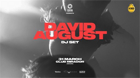 SONANCE PRE PARTY: DAVID AUGUST 