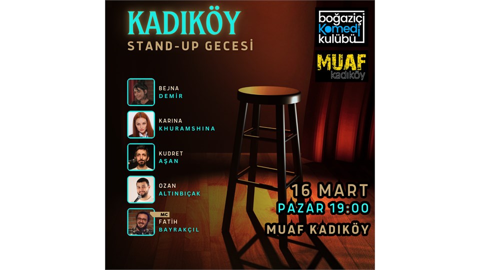 Boğaziçi Komedi Kulübü - Kadıköy Stand-up Gecesi