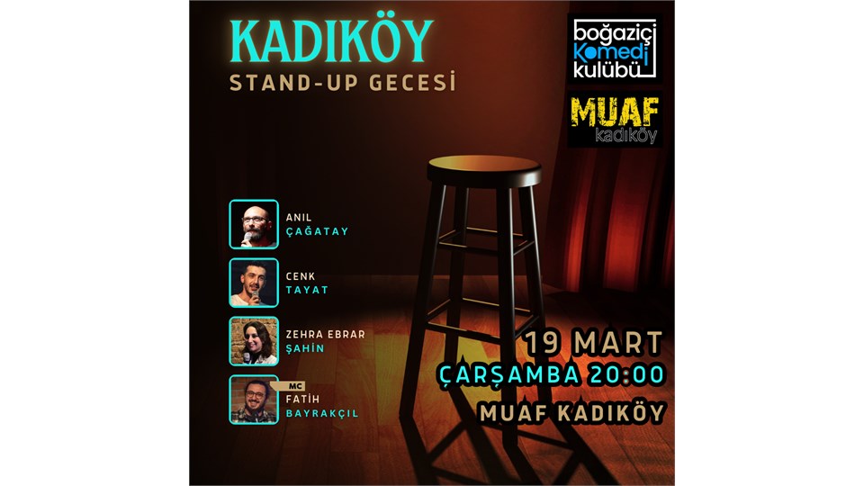Boğaziçi Komedi Kulübü - Kadıköy Stand-up Gecesi