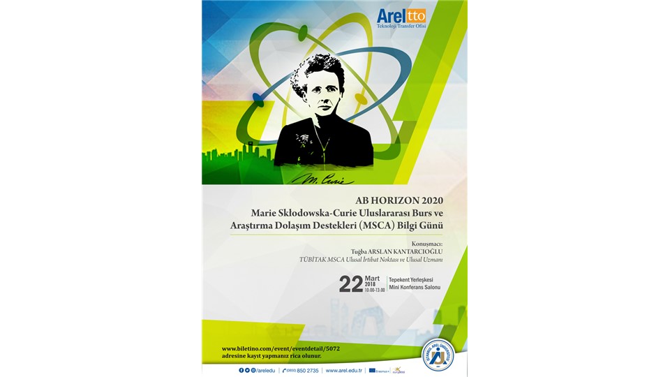 AB HORIZON 2020  Marie Skłodowska-Curie  Uluslararası Burs ve Araştırma Dolaşım Destekleri (MSCA) Bilgi Günü