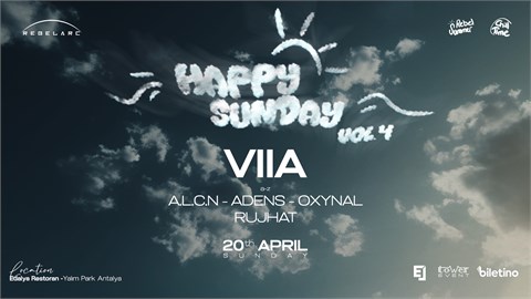 HAPPY SUNDAY vol.4 | Rebelarc Presents ! 