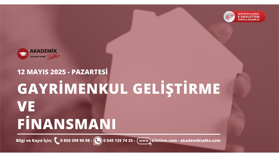 Gayrimenkul Geliştirme ve Finansmanı