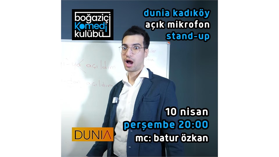 Kadıköy Açık Mikrofon Stand-up - Boğaziçi Komedi Kulübü