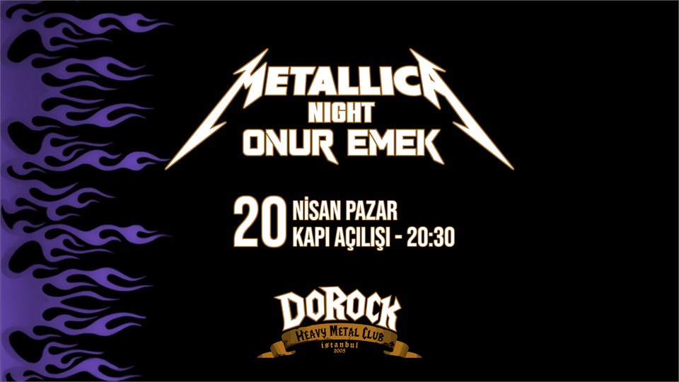Onur Emek - Metallica Night (Dorock HMC/Taksim)