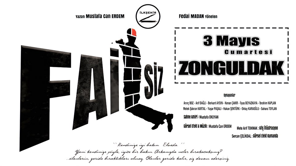 Failsiz | Tiyatro | Zonguldak | 3 Mayıs | 20.00