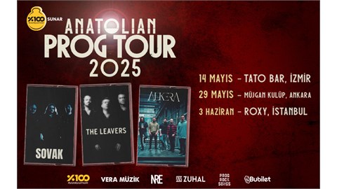 %100 Metal Sunar: Anatolian Prog Tour | Sovak, The Leavers, Alkera | Ankara 