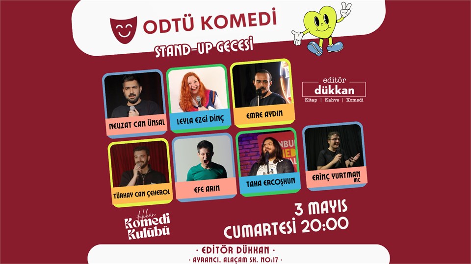 ODTÜ Komedi Topluluğu Stand-up Gecesi