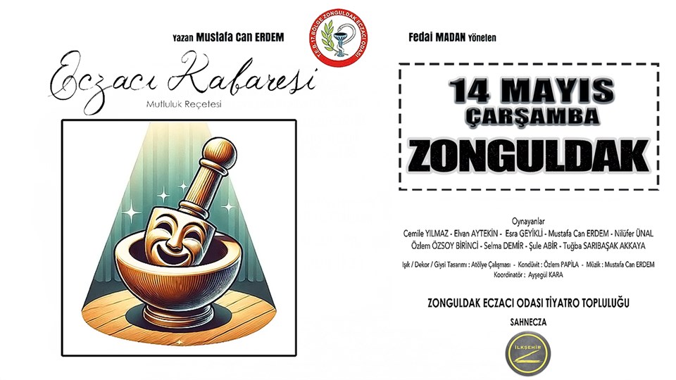 Eczacı Kabaresi | Tiyatro | Zonguldak | 14 Mayıs | 20.00