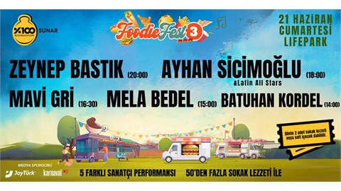 Yüzdeyüz Müzik Sunar: Foodiefest 2025