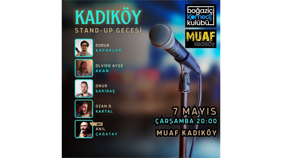 Boğaziçi Komedi Kulübü - Kadıköy Stand-up Gecesi