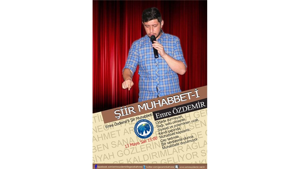 Emre ÖZDEMİR'li Şiir Muhabbet-i