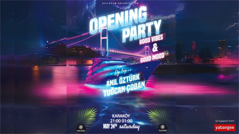 Season Opener Boat Party: Good Vibes & Good Mood