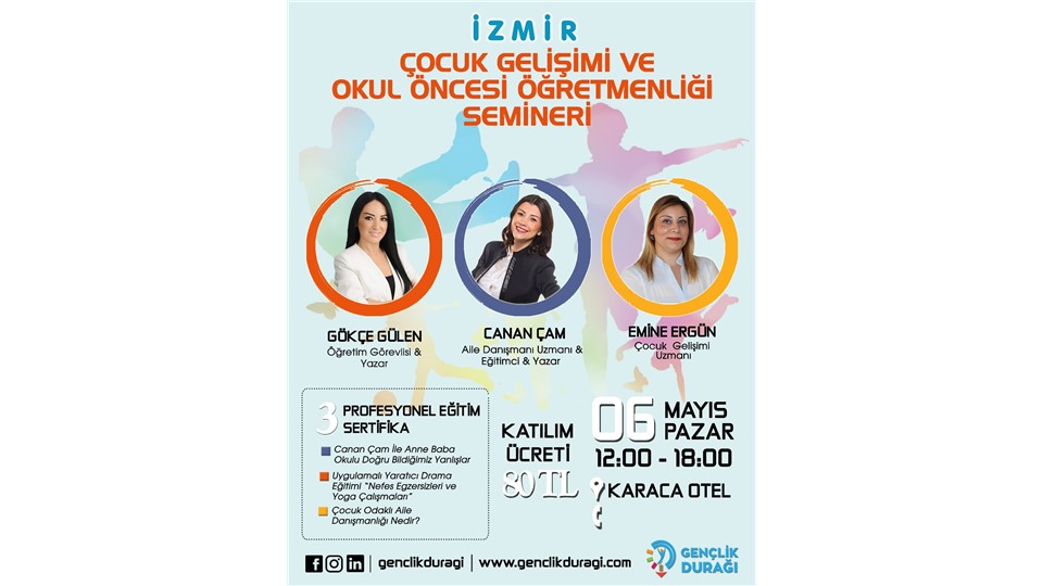 İzmir Çocuk Gelişimi ve Okul Öncesi Öğretmenliği 