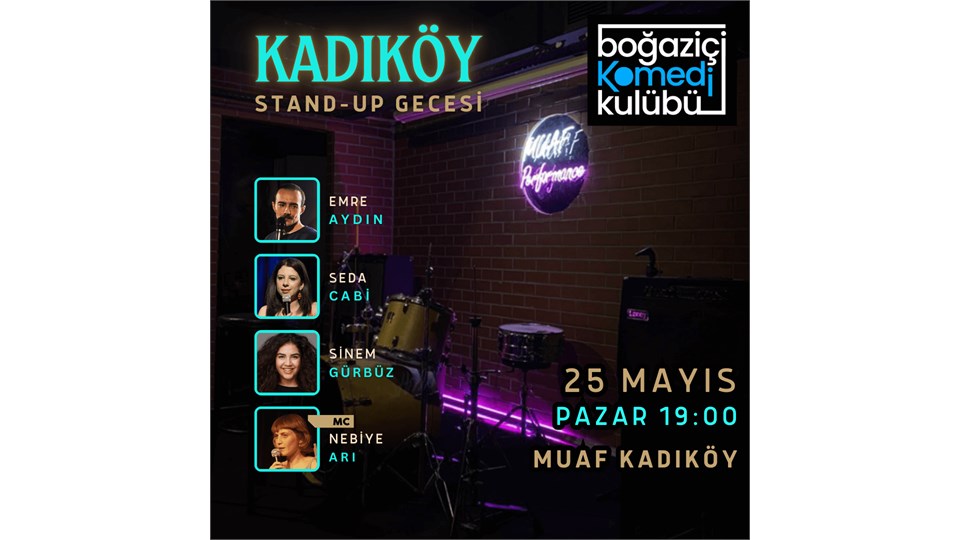 Boğaziçi Komedi Kulübü - Kadıköy Stand-up Gecesi