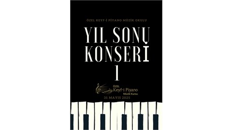Özel Keyf-i Piyano Müzik Okulu Yıl Sonu Konseri Perde 1